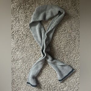 Hermione Granger 100% Alpaca Gray Handknit Women's Scarf